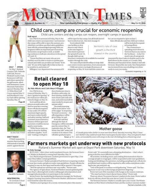 Mountain Times - Volume 49, Number 20 - May 13-19, 2020