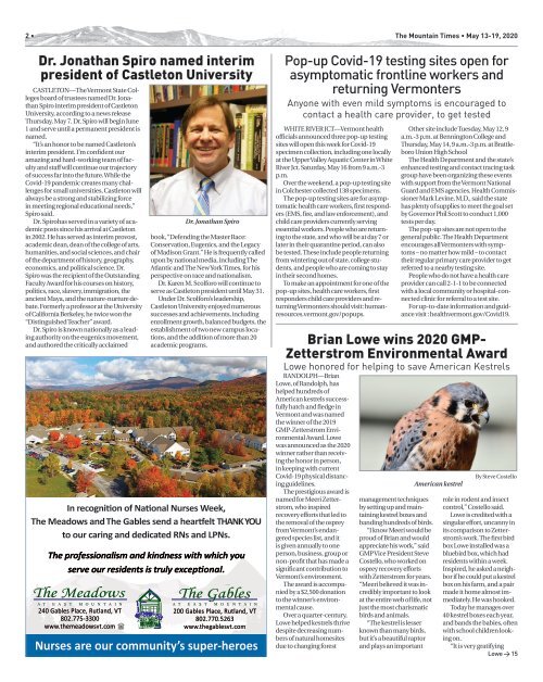 Mountain Times - Volume 49, Number 20 - May 13-19, 2020