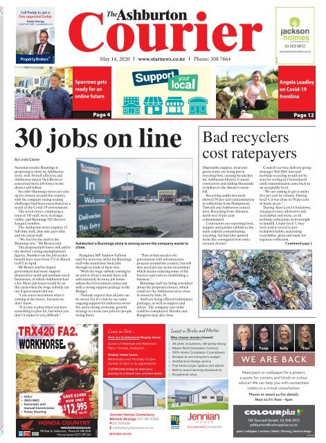 Ashburton Courier: May 14, 2020