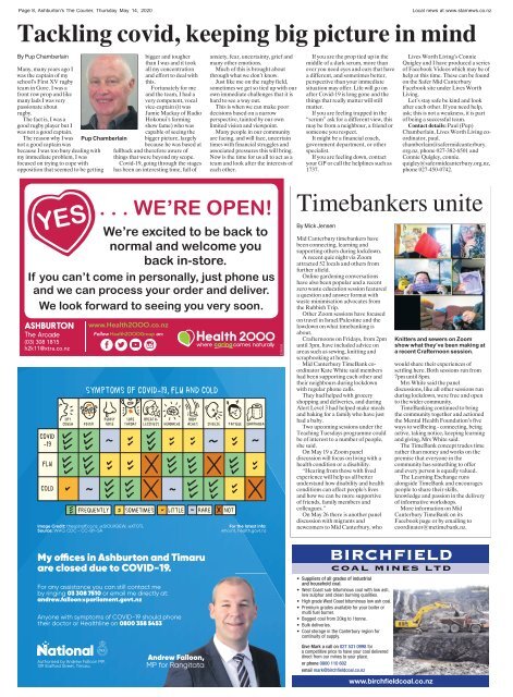 Ashburton Courier: May 14, 2020