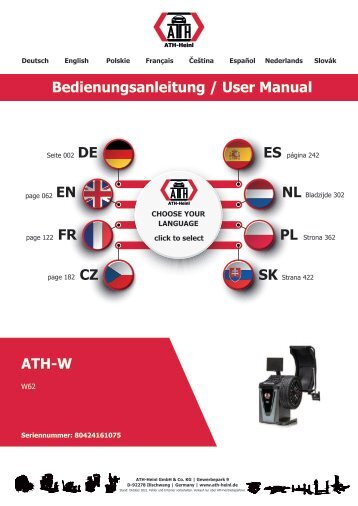 ATH-Heinl Bedienungsanleitung W62