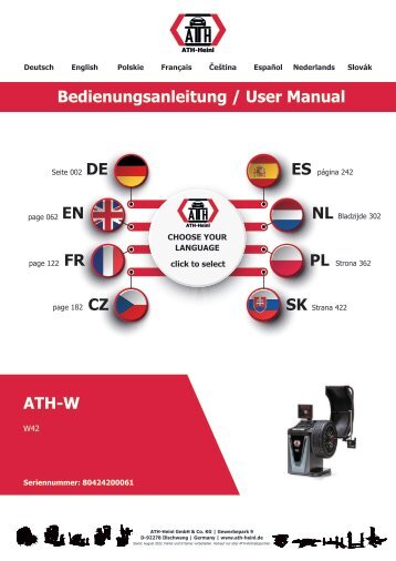 ATH-Heinl Bedienungsanleitung W42