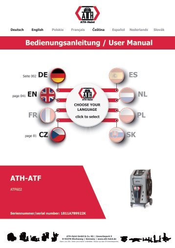 ATH-Heinl Bedienungsanleitung ATF602 