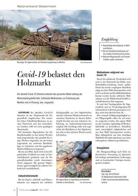 Waldverband Aktuell - Ausgabe 2020-02