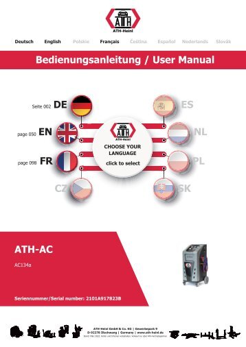 ATH-Heinl Bedienungsanleitung AC134a