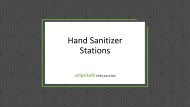 Hand Sanitizer Stations