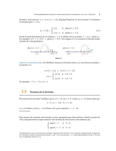 1.5 Algoritmo de Euclides con menor resto. - TEC-Digital