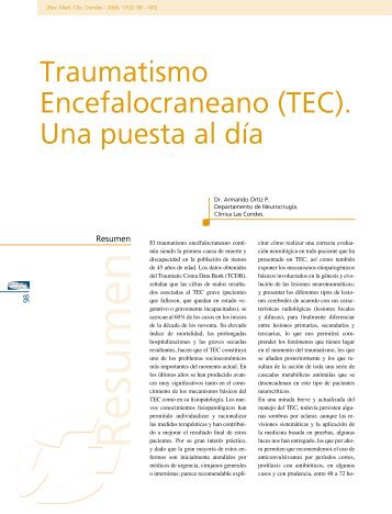 Traumatismo Encefalocraneano (TEC). Una puesta al día