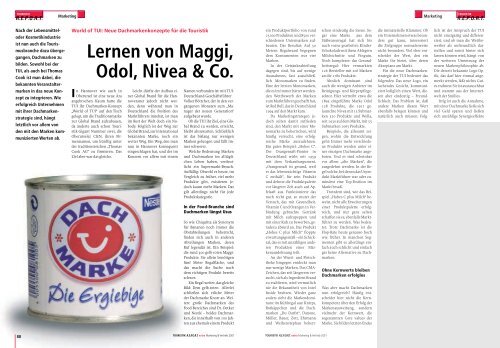 Lernen von Maggi, Odol, Nivea & Co. - Dr. Dingler Consulting GmbH