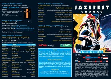 Flyer 2012.qxp - Jazzfest Gronau