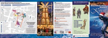 Programmflyer downloaden (pdf) - Weihnachtsmarkt Koblenz