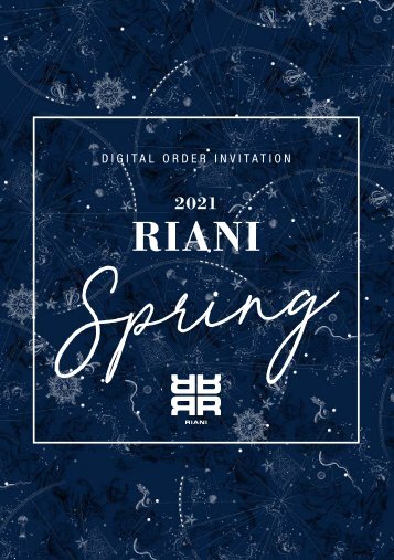 RIANI Ordereinladung - Spring 2021