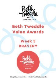 Beth Tweddle Value Awards: Bravery