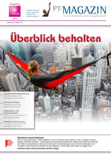 E-Paper PT-Magazin 04 2020 Überblick behalten