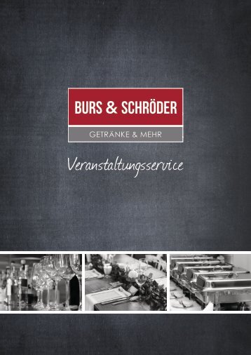 Veranstaltungsflyer Burs & Schröder
