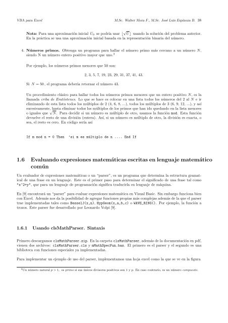 Programación Visual Basic (VBA) para Excel y Análisis ... - TEC-Digital