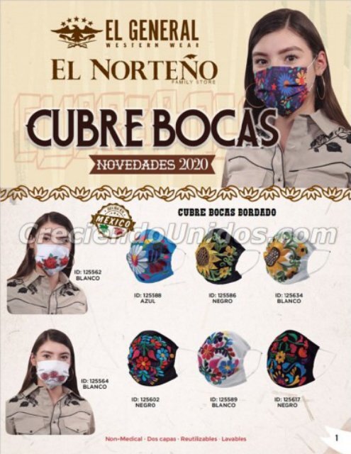 #723 Cubre Boca, Mascarillas de Tela, Tapa Boca de Tela, Mascarillas Reutilizables, Precios de Mayoreo