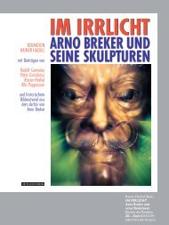 RAINER HACKEL (Red.): IM IRRLICHT · ARNO BREKER UND SEINE SKULPTUREN · (Büchse der Pandora) · ISBN 978-3-88178-250-0
