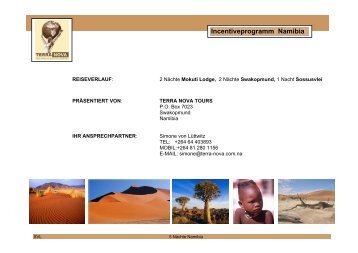 Incentiveprogramm Namibia