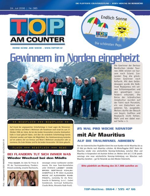 Gewinnern im Norden eingeheizt - top am counter