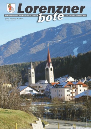 Lorenzner Bote - Ausgabe Dezember 2008 (5,86 MB