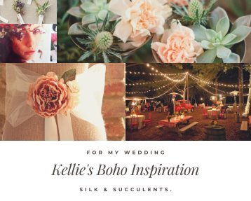 Kellie's Boho Inspiration Mood Board