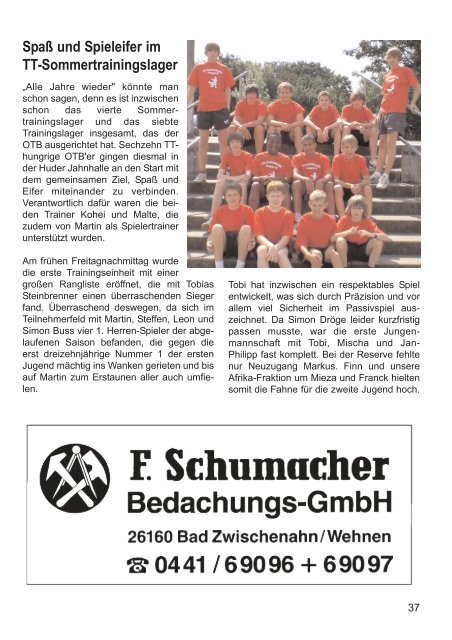 OTB-Mitteilungen 03/2008 - Oldenburger Turnerbund