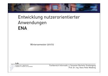 new - beim Fachbereich Informatik