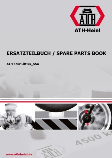 ATH-Heinl ERSATZTEILBUCH SPARE PARTS BOOK Four Lift 50 55A
