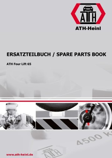 ATH-Heinl ERSATZTEILBUCH SPARE PARTS BOOK Four Lift 65
