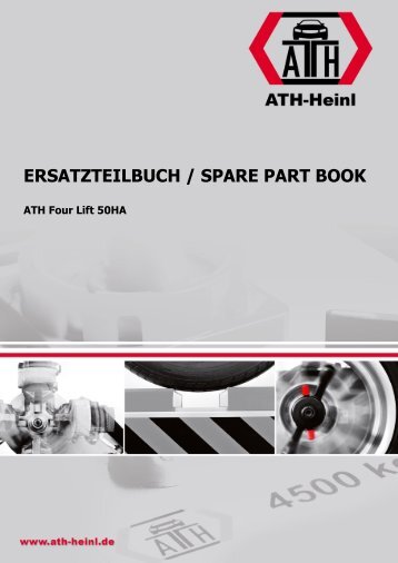 ATH-Heinl ERSATZTEILBUCH SPARE PART BOOK Four Lift 50HA