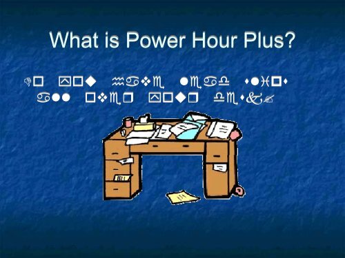 Power Hour Plus - Premier Training Website for Usborne Achievers