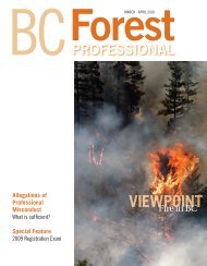 VIEWPOINT - Association of BC Forest Professionals