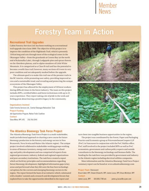 VIEWPOINT - Association of BC Forest Professionals