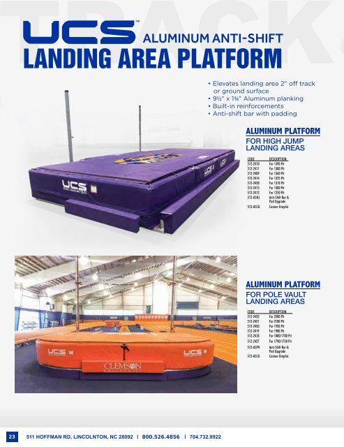 UCS Track & Field plus Strength catalog