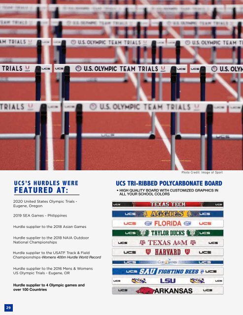 UCS Track & Field plus Strength catalog