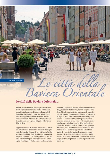 Le città della Baviera Orientale