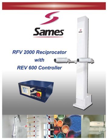 RFV 2000 Reciprocator with REV 600 Controller RFV 2000 ...