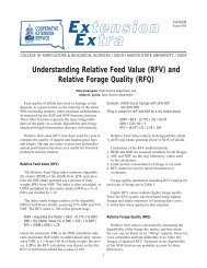 Understanding Relative Feed Value (RFV) and Relative Forage ...