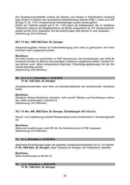 Protokoll GR-Sitzung vom 01.08.2011 Flächennutzungsplan - Dießen
