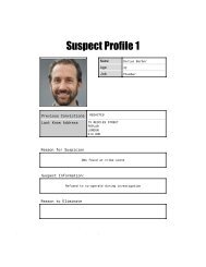 Eastside Strangler Suspect Profiles