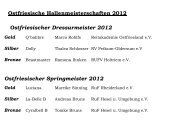 Ostfriesische Hallenmeisterschaften 2012 Ostfriesischer ...