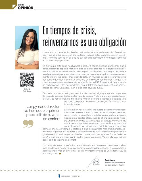 Revista Cuadernos de Climatización y Confort [C de Comunicación] - Número 0. Mayo 2020