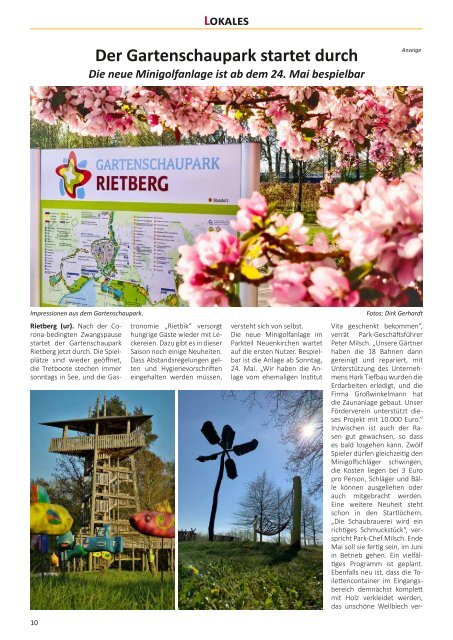 Unser Rietberg Ausgabe 04 vom 20. Mai 2020