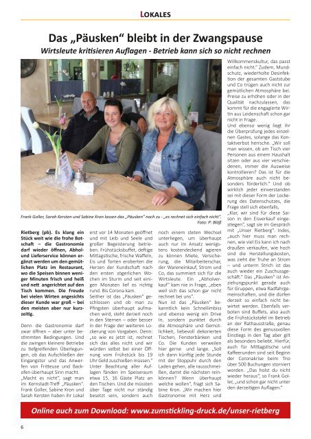 Unser Rietberg Ausgabe 04 vom 20. Mai 2020