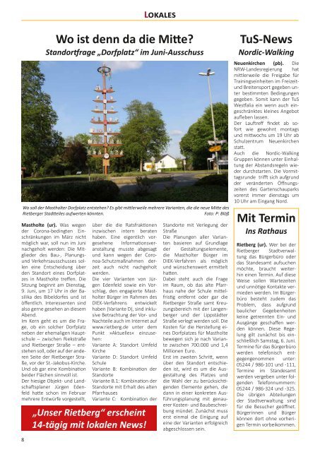 Unser Rietberg Ausgabe 04 vom 20. Mai 2020