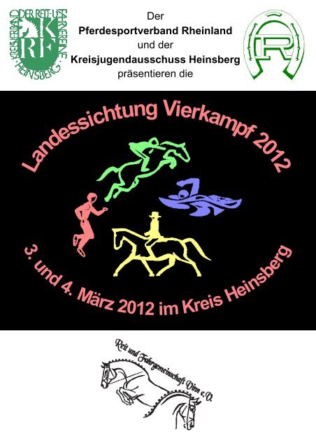Vierkampftermine im Rheinland 2012 - Kreisverband der Reit- und ...