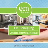 EM-Chiemgau | Professionelle Reinigung auf probiotischer Basis