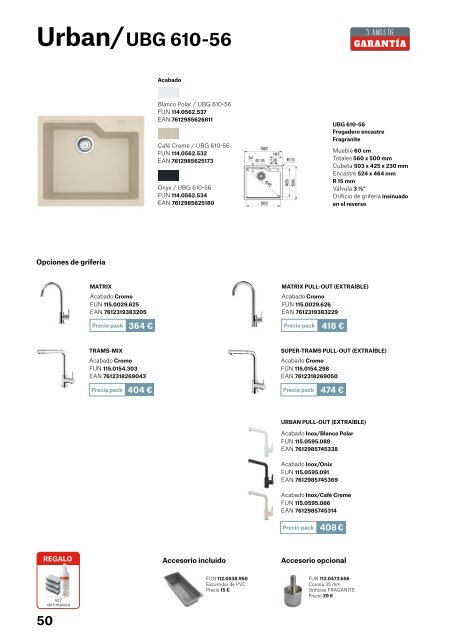 Franke - Catálogo - Fregadero y Grifo