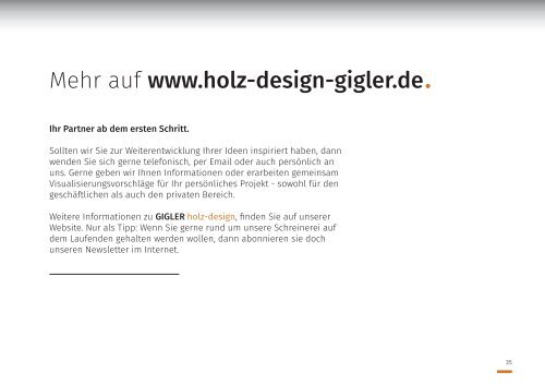 GIGLER holz-design_lookbook
